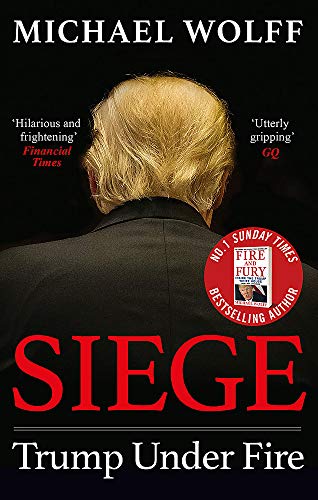 Book cover: "Siege: Trump Under Fire" featuring Donald Trump's hair.