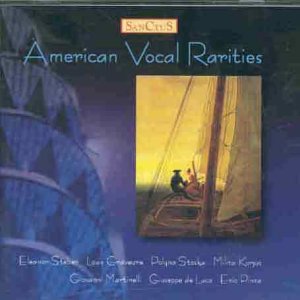 Alt text: CD cover featuring a sailboat image with "American Vocal Rarities" title.