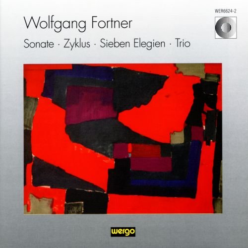 A CD cover featuring an abstract red, black, and purple art piece.