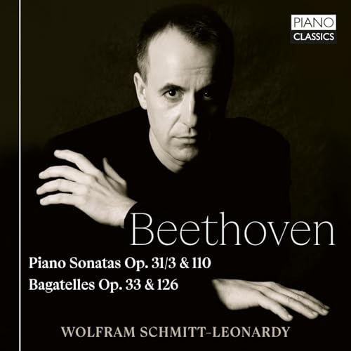 CD cover featuring pianist Wolfram Schmitt-Leonardy and Beethoven’s name.