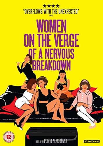 Yellow DVD cover with stylized illustration of women on a sofa.