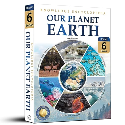 Six-book encyclopedia set about Earth’s geology, wildlife, and climate.