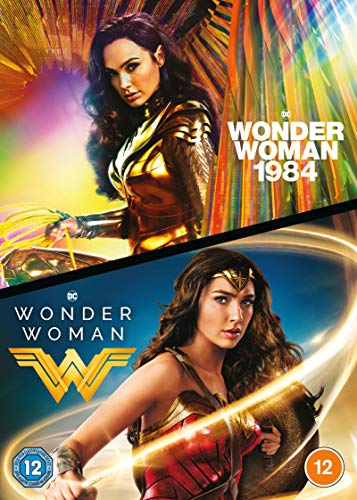 Wonder Woman 1984 and the first film DVD boxset cover art.