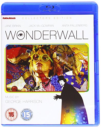 Blu-ray cover for "Wonderwall" featuring colorful art and film credits.