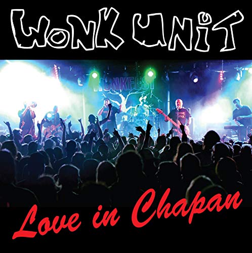 CD cover: band performing on stage to a large, cheering crowd.