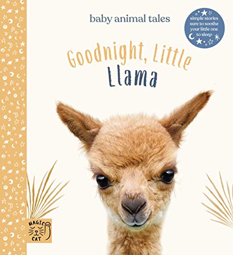 Book cover featuring a close-up of a baby llama’s face.