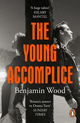Book cover: "The Young Accomplice" by Benjamin Wood, featuring two figures.