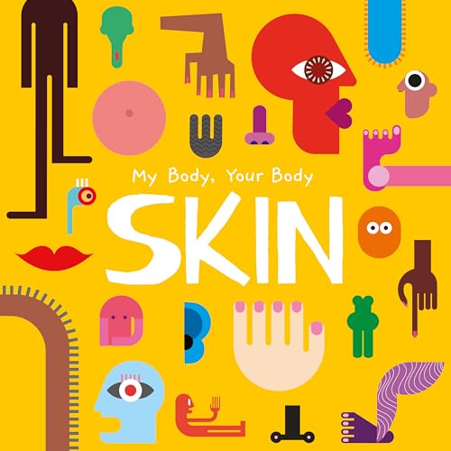 Bright yellow cover with stylized illustrations of diverse body parts.
