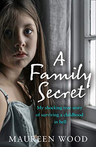 Book cover featuring a young girl with the title “A Family Secret.”
