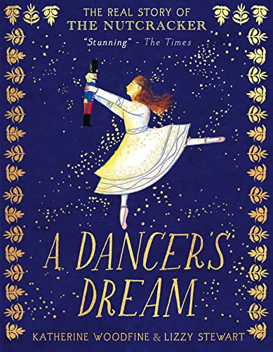 Book cover: a young dancer in pointe shoes with a nutcracker figure.