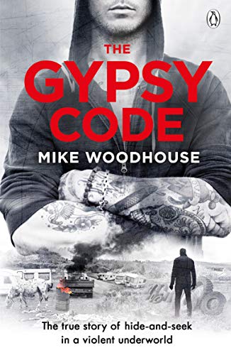 Book cover featuring a tattooed man in a hoodie, smoky background.
