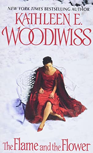 Book cover: woman in red dress seated in a white chair.