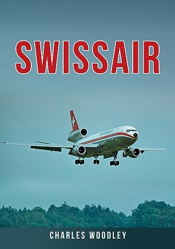 Book cover featuring a Swissair airplane in flight against a blue sky.