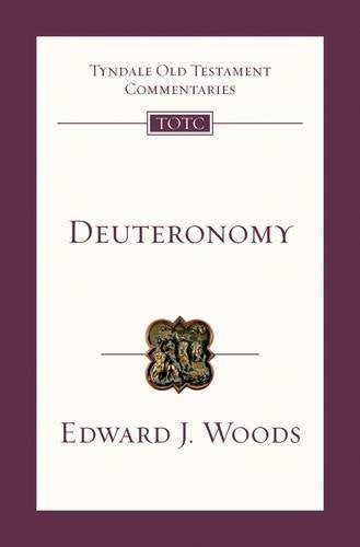 Cream-colored book cover with “Deuteronomy” title and decorative illustration.