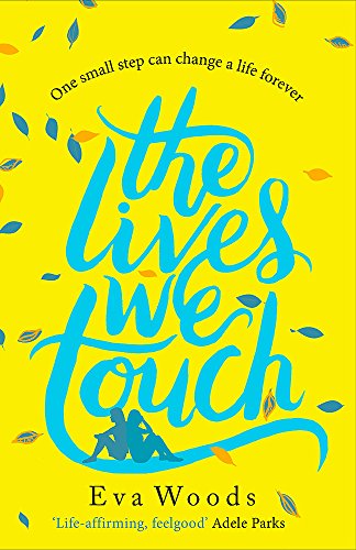 Yellow book cover with blue cursive title and silhouettes of two people.
