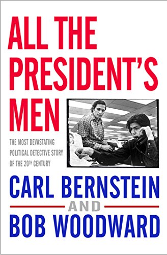 Book cover for "All the President's Men" with photo of two men.