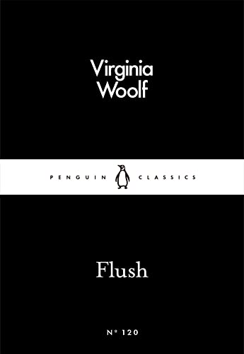 Black cover of "Flush" by Virginia Woolf, Penguin Little Black Classics.
