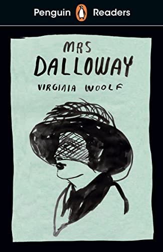 Book cover for "Mrs Dalloway" by Virginia Woolf, with abstract art.