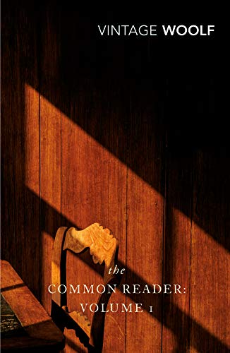 Book cover: "The Common Reader: Volume 1" with a chair detail.