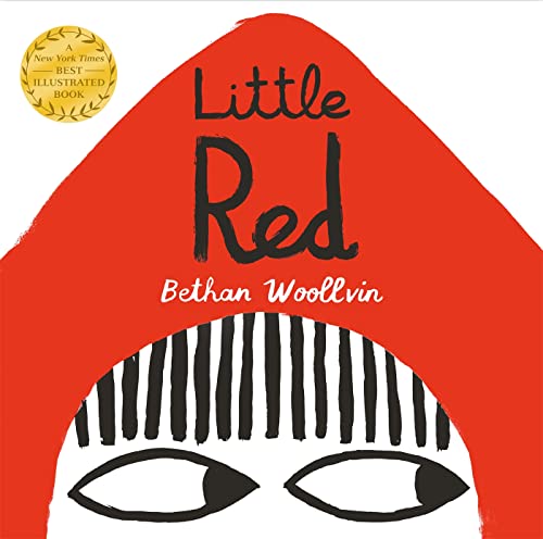 Red book cover with black text and illustrated wolf’s face below.