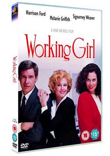 DVD case for "Working Girl" with three actors on the front cover.