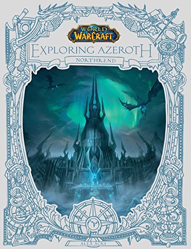 Book cover depicting the icy Citadel of Icecrown in World of Warcraft.