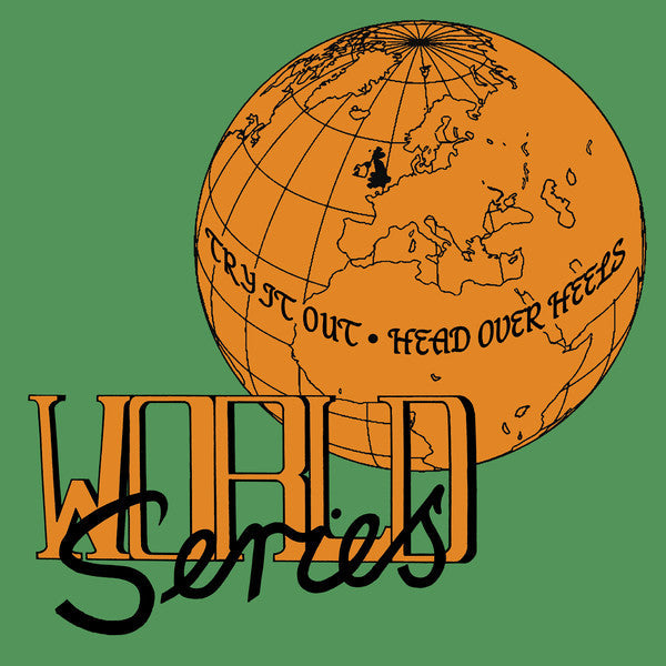 Vintage-style album cover with a globe and bold text “World Series.”