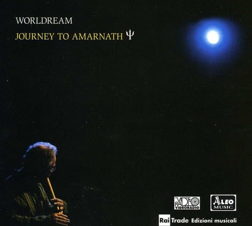 CD cover: dark sky, bright moon, and a man playing a flute.