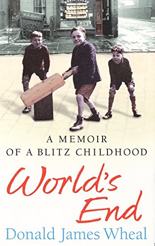 Book cover: three children with cricket bat, title "World's End".