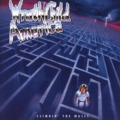 CD cover for Wrathchild America’s “Climbin’ The Walls” featuring a maze.