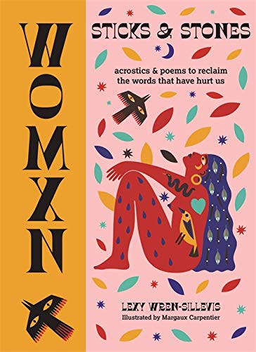 Book cover with red illustration of a reclining woman and bold typography.