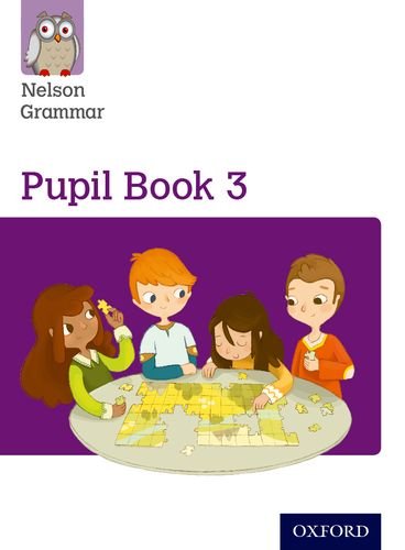 Nelson Grammar Pupil Book 3 cover featuring four children doing a jigsaw puzzle.