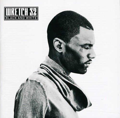 Black and white album cover featuring a profile portrait of Wretch 32.