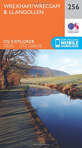 Ordnance Survey Explorer map 256 cover, showing a river landscape.