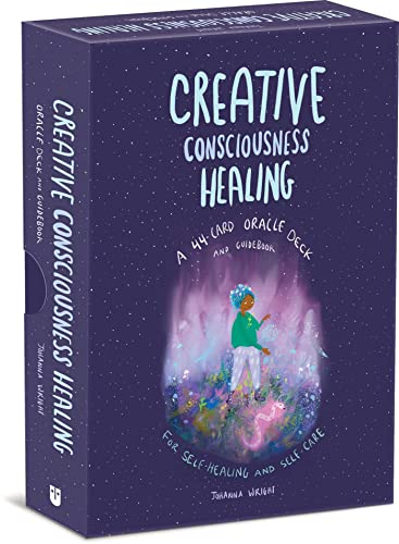 Purple oracle deck box with illustration of a figure in a glowing landscape.