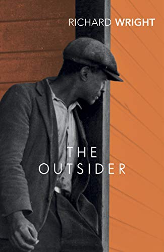 Book cover: a man in a cap stands beside an orange wall.