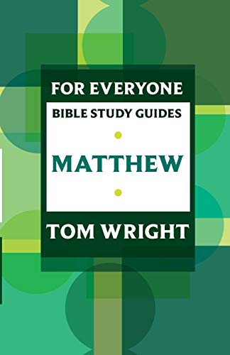 Book cover for "Matthew" Bible study guide by Tom Wright.