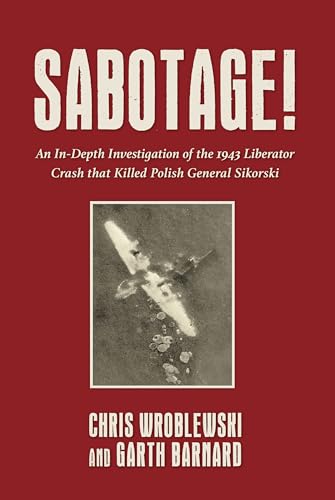 Book cover: "Sabotage!" with a black and white image of a crashed plane.