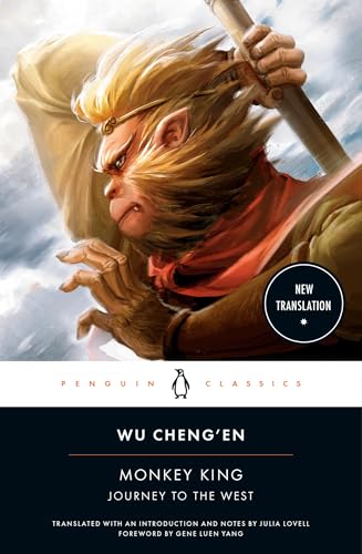 Book cover featuring a golden monkey king with a staff, Penguin Classics edition.