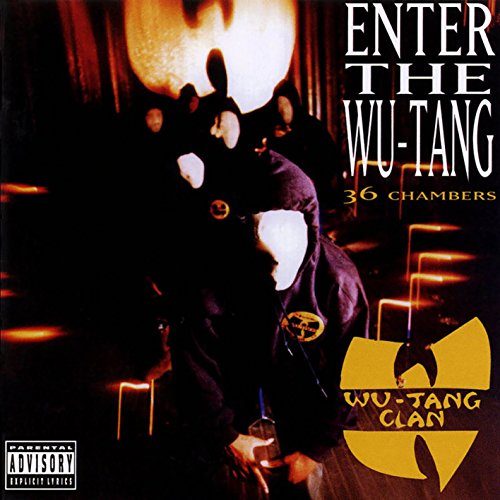 Album cover featuring hooded figures in a dark room with yellow Wu-Tang Clan logo.