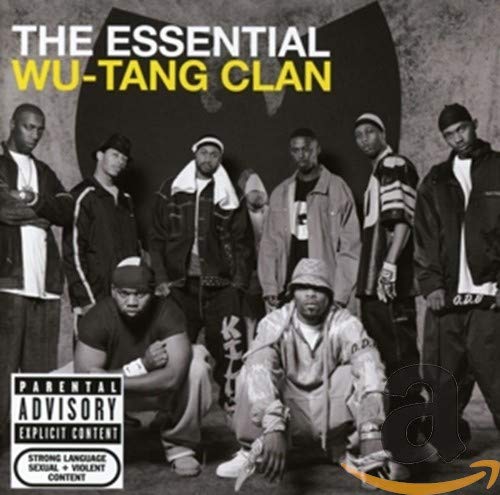 CD cover for The Essential Wu-Tang Clan featuring group portrait.