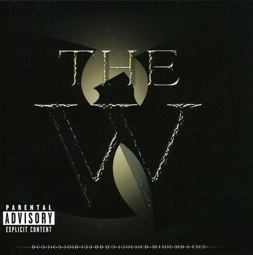 "Album cover with 'THE W' in cracked letters on a black background."