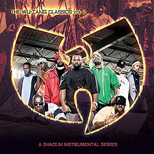 Wu-Tang Clan album cover featuring group members and a large "W" logo.