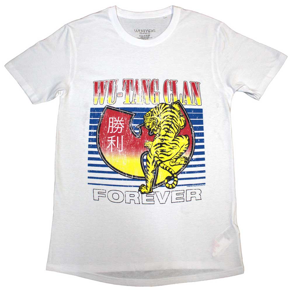 Black t-shirt featuring a tiger graphic with Wu-Tang Clan branding, size X-Large.