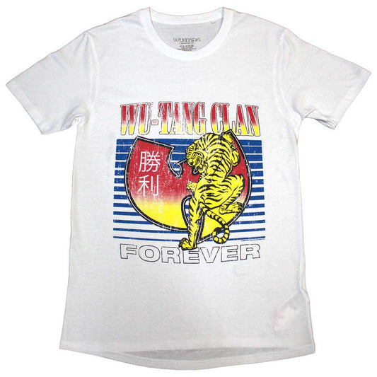 Black t-shirt featuring a tiger graphic with Wu-Tang Clan branding, size X-Large.