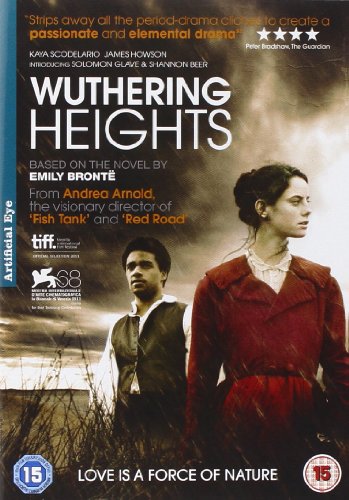 DVD cover for Wuthering Heights featuring a man and woman in a moody landscape.