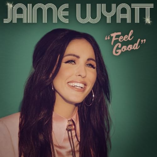 Jaime Wyatt album cover, portrait of a smiling woman with long dark hair.