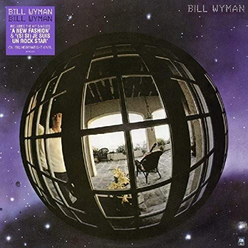 Bill Wyman album cover: a purple, spherical structure with a window scene.