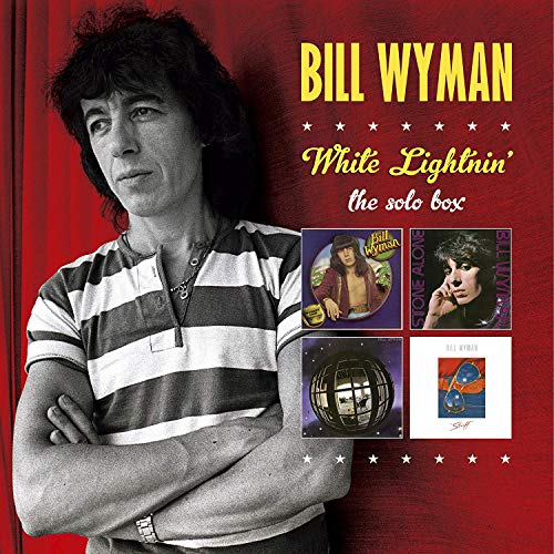 Bill Wyman album cover with musician portrait and four smaller album images.