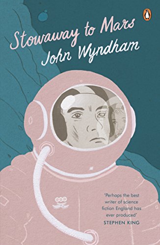 Book cover: astronaut’s face inside a pink spacesuit helmet, teal background.